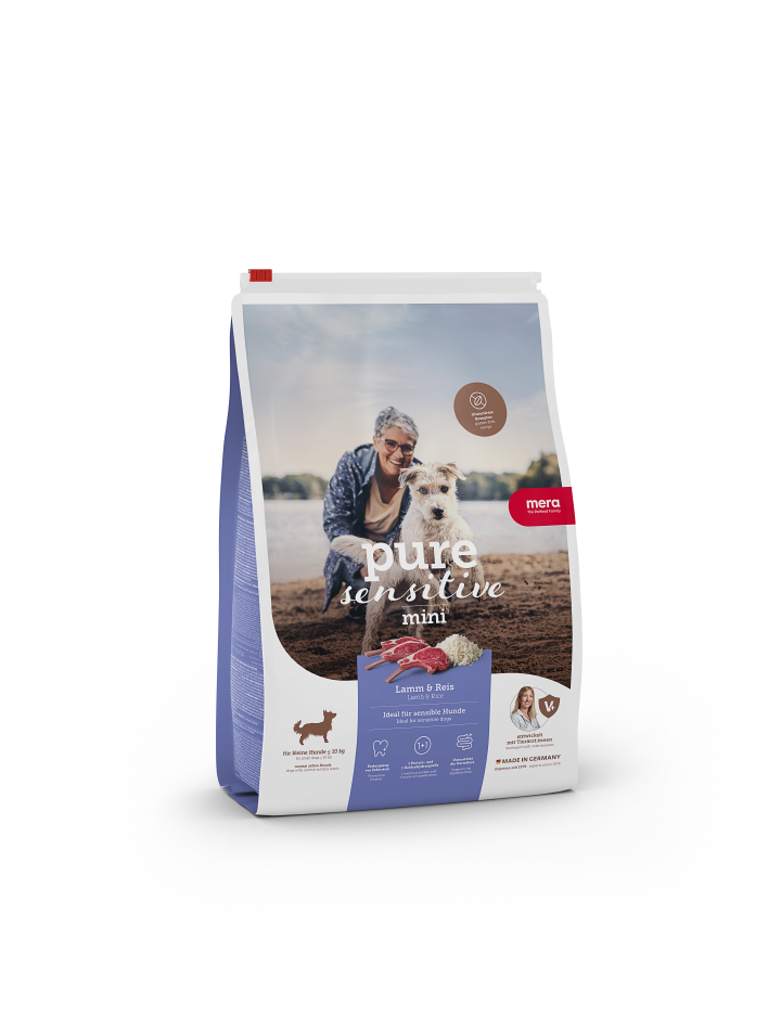 MERA Hunde-Trockenfutter Pure Sensitive MINI Lamm+Reis